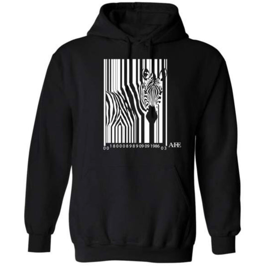 Barcode Zebra Hooded Sweatshirt